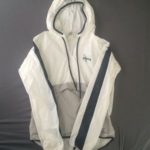 PINK pullover rain windbreaker